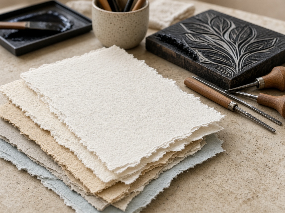 Paper stock at Maplehaven Atelier
